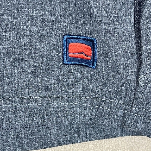 Cova Performance Shorts Mens 31 Gray Mid Rise Zip Pocket Stretch - Picture 2 of 14